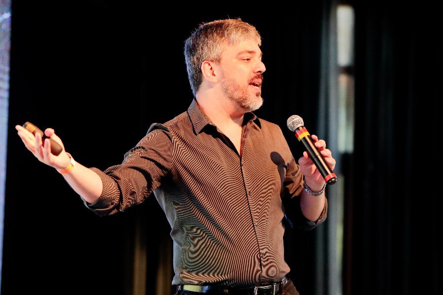 Jaques Grinberg no palco